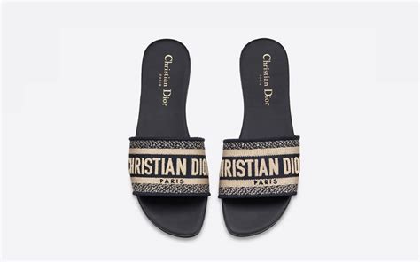 dior slippers blauw|christian dior slippers original.